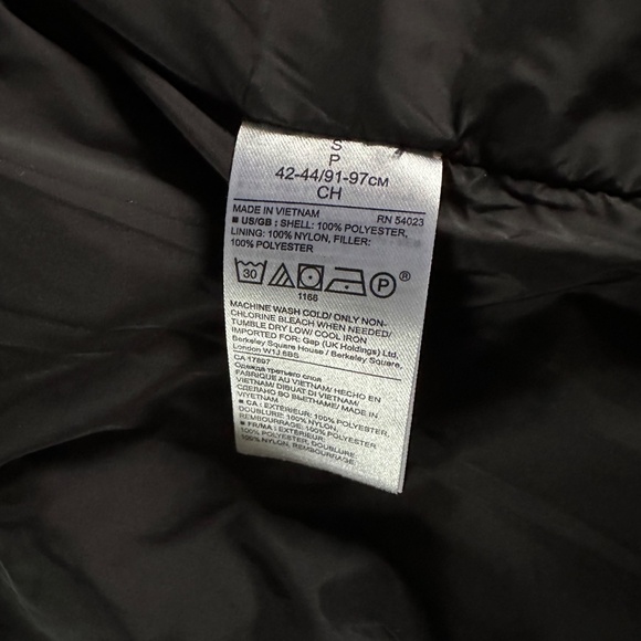 Banana Republic Men's Dark Grey Prima Loft Puffer Vest Sz: Small - Picture 6 of 8